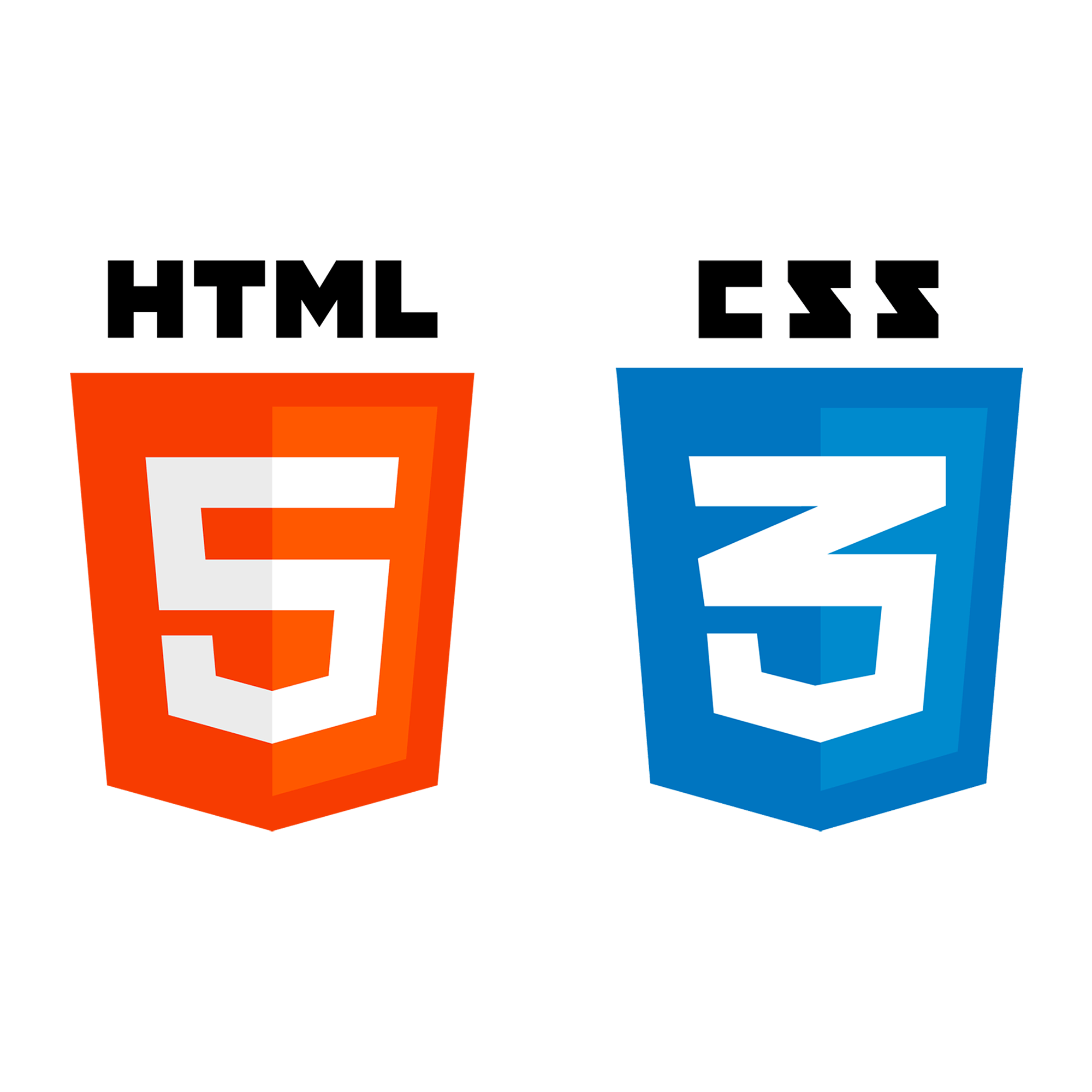Ícone de HTML e CSS