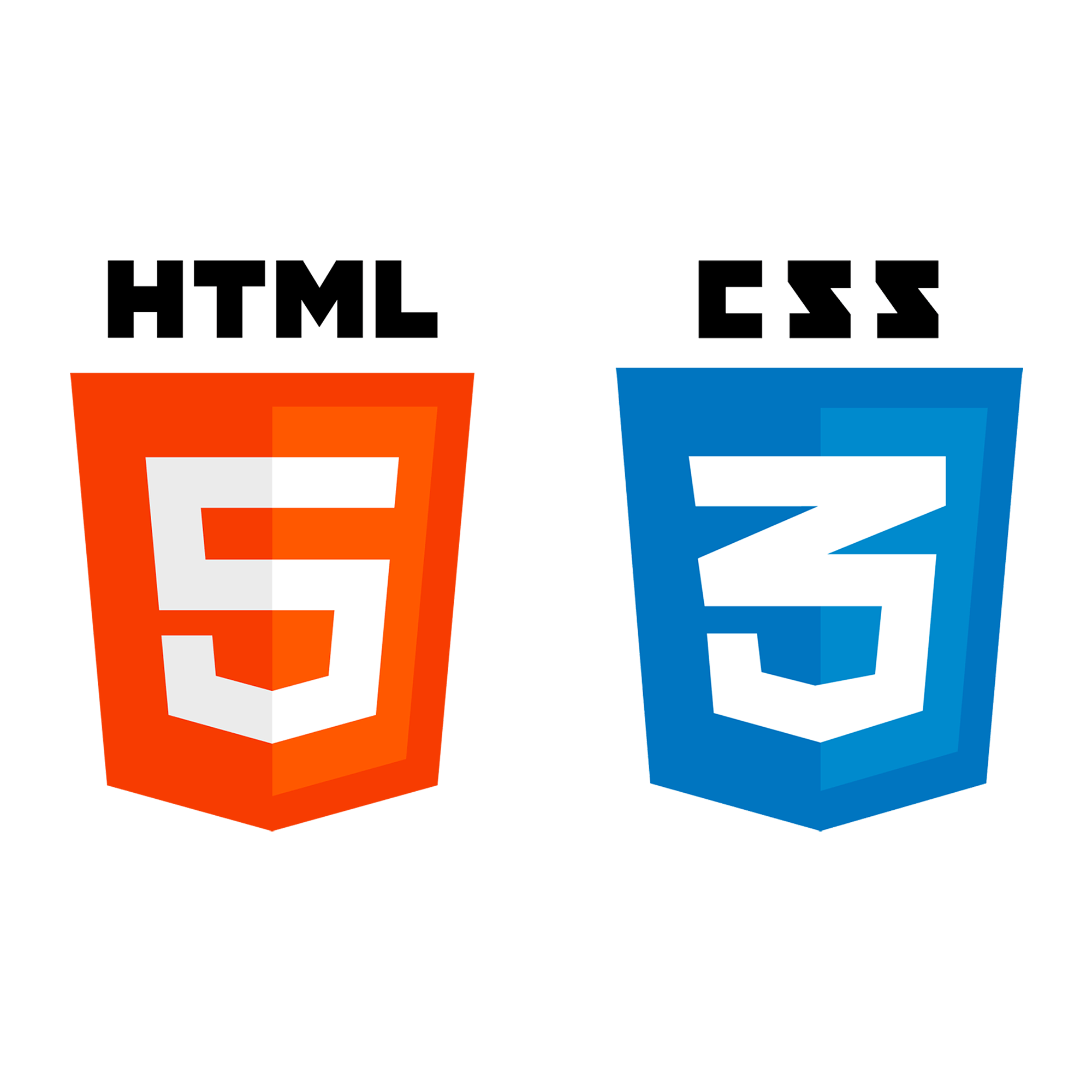 Ícone de HTML e CSS